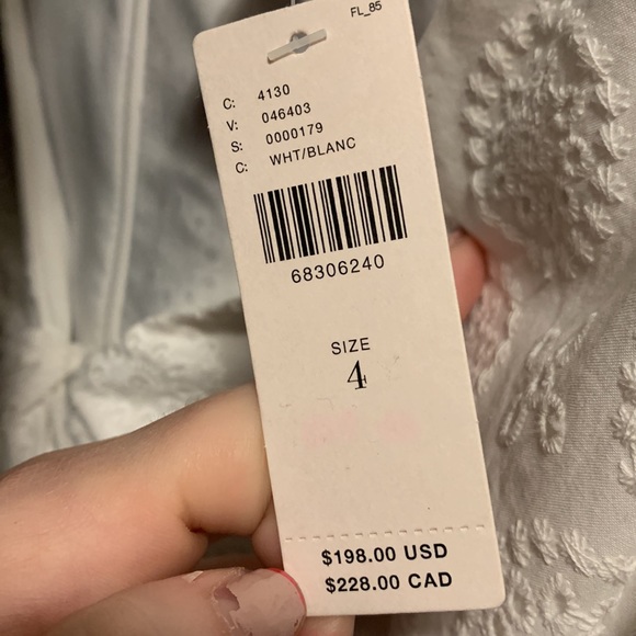 Anthropologie Hutch White Eyelet Dress - Picture 7 of 7